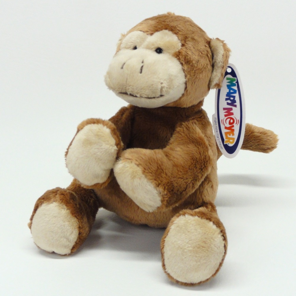 Mary Meyer Monkey Plush Brown Tan 7 Inch Lovey MonkeyBelly Stuffed Animal New